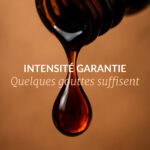 Une goutte d'extrait de vanille