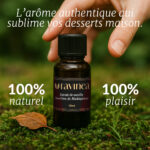 Extrait de vanille naturel entre les mains