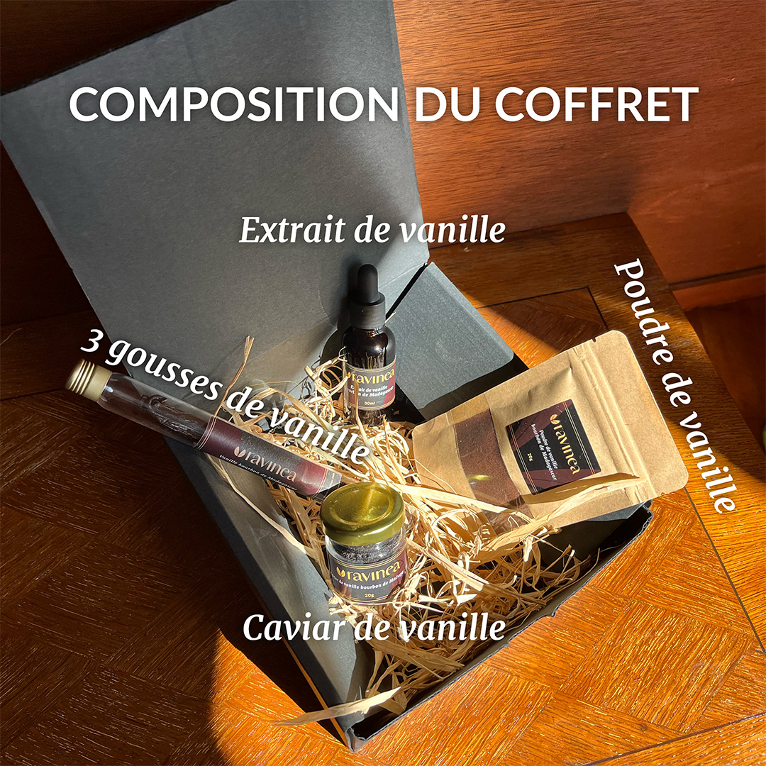 composition coffret Pot de caviar de vanille